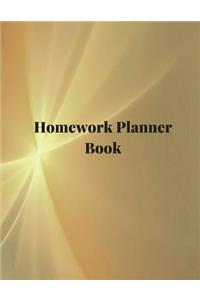 Homework Planner Book