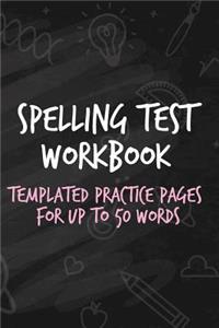 Spelling Test Workbook