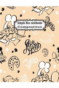 Simple Box Notebooks Composition