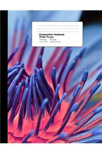 Composition Notebook Wide Ruled 7.44 X 9.69 Inches 100 Sheets / 200 Pages