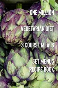 One Million Vegetarian Diet 3 Course Meals