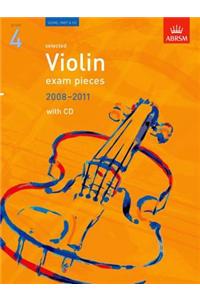 Selected Violin Exam Pieces 2008-2011, Grade 4, Score, Part & CD (ABRSM Exam Pieces)