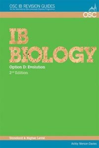 IB Biology - Option D: Evolution Standard and Higher Level