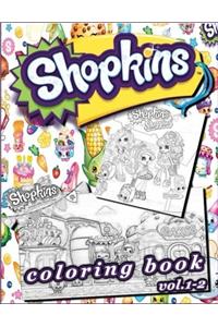 1-2: Shopkins Coloring Book: Stress Coloring Book