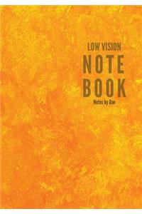 Low Vision Notebook
