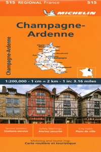 France: Champagne-Ardenne Map 515