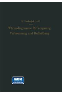 Wärmediagramme für Vergasung, Verbrennung und Rußbildung