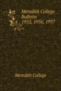 Meredith College Bulletin
