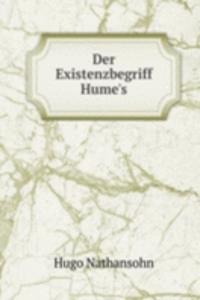 Der Existenzbegriff Hume's