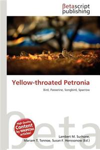 Yellow-Throated Petronia