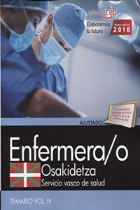 Enfermera/o. Servicio vasco de salud-Osakidetza. Temario. Vol.IV