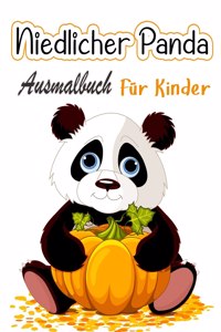 Niedliches Panda-Malbuch für Kinder