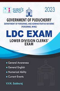 SURA'S Puducherry LDC (Lower Division Clerks) Exam Book in English Medium - Latest Updated Edition 2023