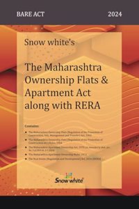 Snowwhite's The Maharashtra Ownership Flats (MOFA) & Apartment Act and Rules along with RERA - Bare Act