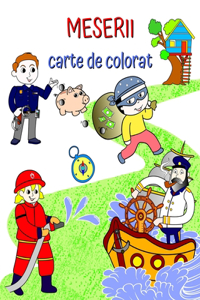Meserii carte de colorat