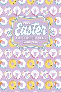 2022 Easter word search for adults Large print