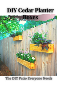 DIY Cedar Planter Boxes