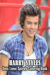 HARRY STYLES Dots Lines Spirals Coloring Book