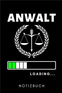 Anwalt Loading... Notizbuch