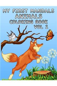 My First Mandals Animals Coloring Book