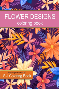 Flower Designs Coloring Book