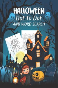 Halloween Dot To Dot And Word Search