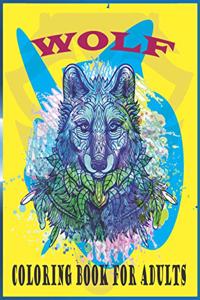 Wolf Coloring Book For Adults