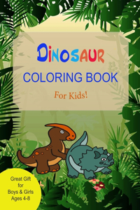 Dinosaur Coloring Book for Kids