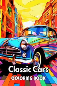 Classic Cars Coloring Book for Adult