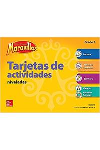 Lectura Maravillas, Grade 5, Workstation Activity Cards Package (4 Cards)