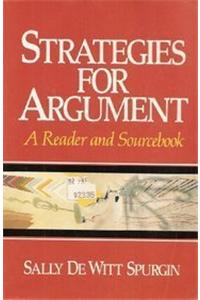Strategies for Argument