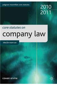Core Statutes on Company Law (Palgrave Core Statutes)