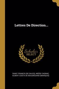 Lettres De Direction...