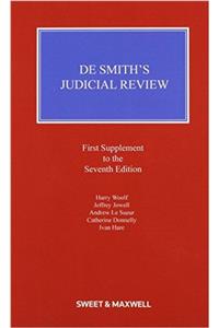 De Smiths Judicial Review 1st Supplement
