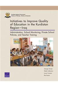 Initiatives to Improve Quality of Education in the Kurdistan Region-Iraq