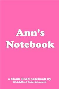 Ann's Notebook