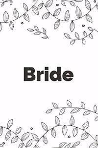 Bride Notebook