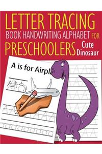 Letter Tracing Book Handwriting Alphabet for Preschoolers Cute Dinosaur