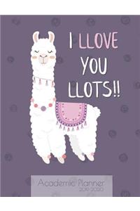 I llove you llots! Academic Planner 2019-2020