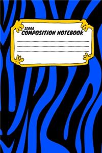 Zebra Composition Notebook