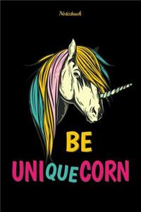 Be Uniquecorn Notizbuch