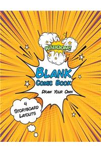 Blank Comic Book Draw Your Own