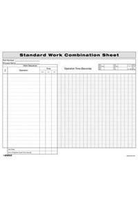 Standard Work Combination Sheet