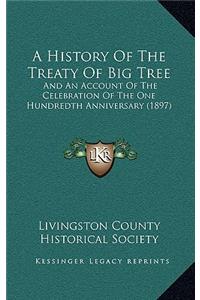 History Of The Treaty Of Big Tree