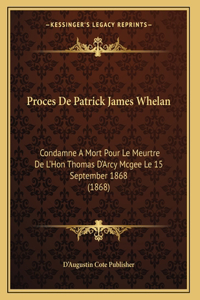 Proces De Patrick James Whelan