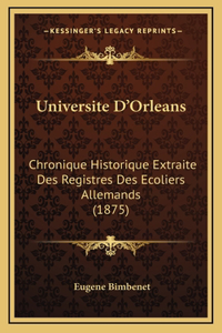 Universite D'Orleans