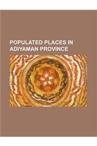 Populated Places in Ad Yaman Province