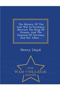 History of the Late War in Germany