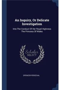 Inquiry, Or Delicate Investigation