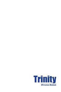 Trinity Affirmations Notebook & Diary Positive Affirmations Workbook Includes